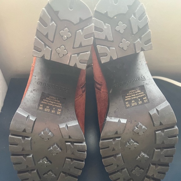 Franco Sarto Trent Lug Sole Heeled Chelsea Boots - Picture 6 of 11